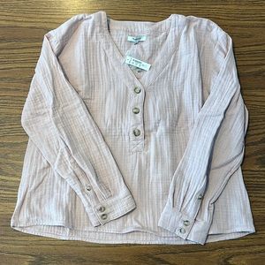 NWT Madewell Lightspun Evert Top